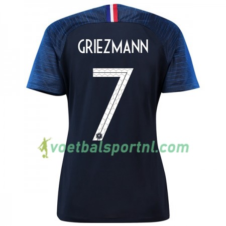 Frankrijk Griezmann 7 Dames Thuis Shirt WK voetbal 2018